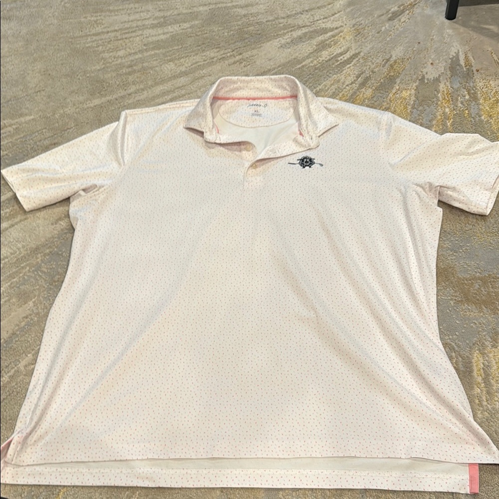 Johnnie-O performance‎ polo shirt size XL print all over black sheep embroidered